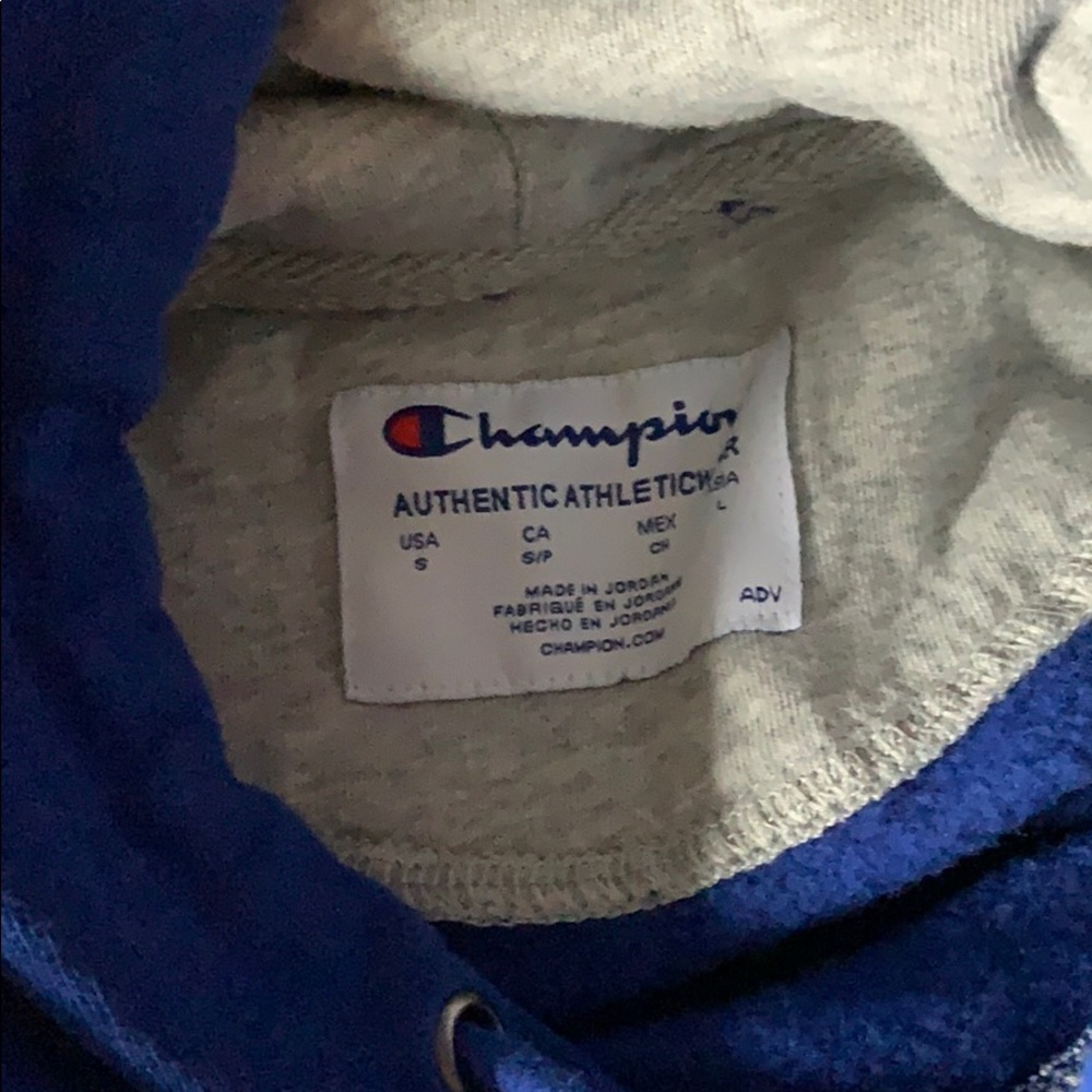 Royal blue champion sweatshirt - Picture 4 of 4